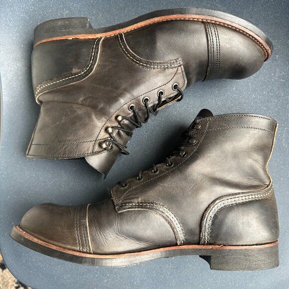 Red Wing Heritage Iron Ranger 8086 - Charcoal Rough & Tough - Men's 11.5 D - Picture 11 of 11